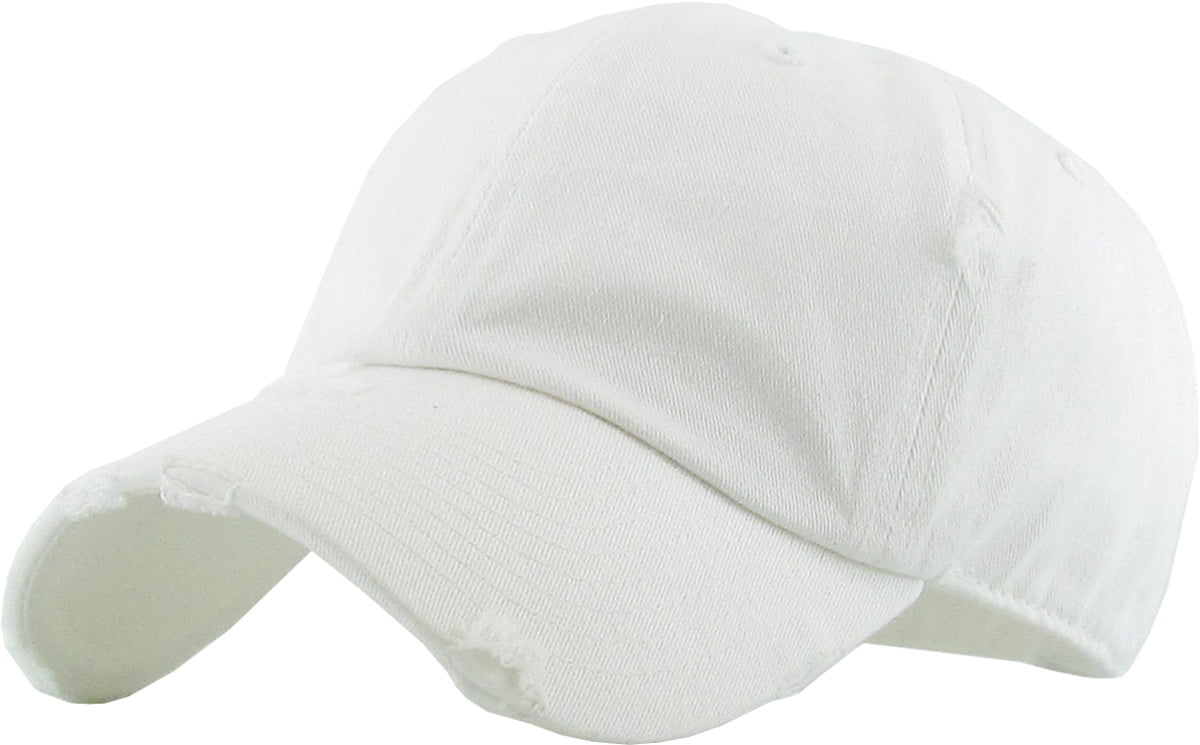 Belsen Vintage Washed Dad Hat - Distressed Cotton Baseball Cap Adjustable