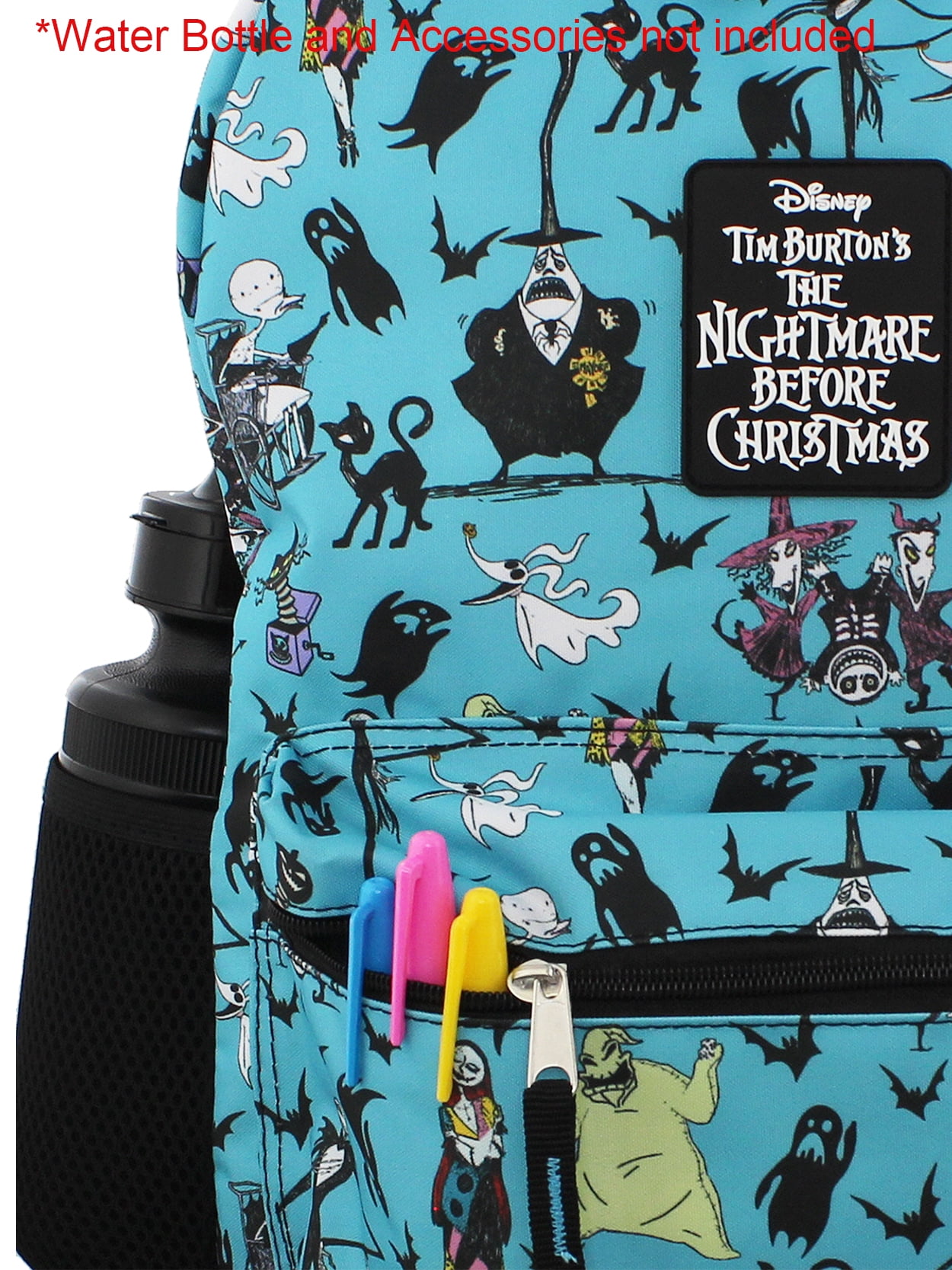 Disney Nightmare Before Christmas Kids Blue 16 inch School Backpack B22NM54495