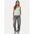 thumbnail image 4 of No Boundaries Ribbed Cami Top, 1 or 5-Pack, Women's, 4 of 5