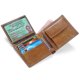 thumbnail image 2 of TP-169 Vintage Leather Wallet for Men Multifunctional Card Holder Coin Purse RFID Anti-Theft Billfol, 2 of 5