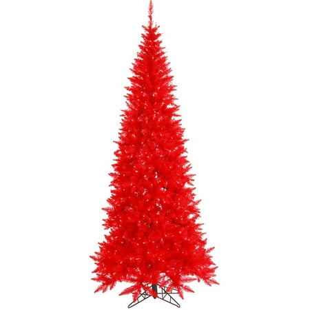 Vickerman 6 5 Red Fir Artificial Christmas Tree With 400 Led Vickerman 6 5 Red Fir Artificial Christmas Tree With 400 Led Lights