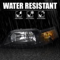 thumbnail image 6 of Spec-D Tuning Black Headlights Compatible with 1999-2004 Ford Mustang L+R Headlamps Pair Assembly, 6 of 6
