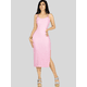 thumbnail image 2 of Vestido De Mujer Midi Casual Stretch Para Diario Y Salida, 2 of 5