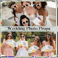 thumbnail image 3 of Wedding Heart Shaped Sunglasses Bachelorette Party Glasses Bridesmaid Groomsmen Gifts White, 3 of 6