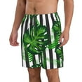 thumbnail image 2 of Disketp Men'S Swim Trunks Hawaiian Breathable Surf Beach Swimsuits Mesh Lining Beach Shorts With Pockets-Palm Greenery, 2 of 9