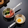 thumbnail image 6 of NANMELX Space Saving Small Stainless Steel Skillets For Butter Melting Miniature Saucepan with Spout Ergonomic Handle Cookware, 6 of 16