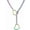 25" Chunky Colorful Heart, variant on Heart Slip Chain Necklaces for Women,Stainless Steel O-Ring Adjustable Lariat Y-Necklace,Punk Gothic Cuban Collar Choker Necklace for women
