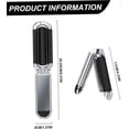 thumbnail image 4 of Travel Hair Brush with BuiltIn Mirror, Compact Folding Design Pocket Comb for Women and Men, Black, 4 of 4