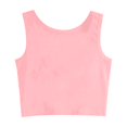 thumbnail image 4 of Bibifish Womens Tank Tops Scoop Neck Wide Strap Cropped Loose Fit Camisoles Summer Breathable Sleeveless Shirts, 4 of 5