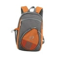 thumbnail image 3 of Mochila deportiva, bolsa para raqueta de tenis de mesa para adultos, bolsa de paleta con cremallera y compartimento para zapatos para competición Gris, 3 of 8