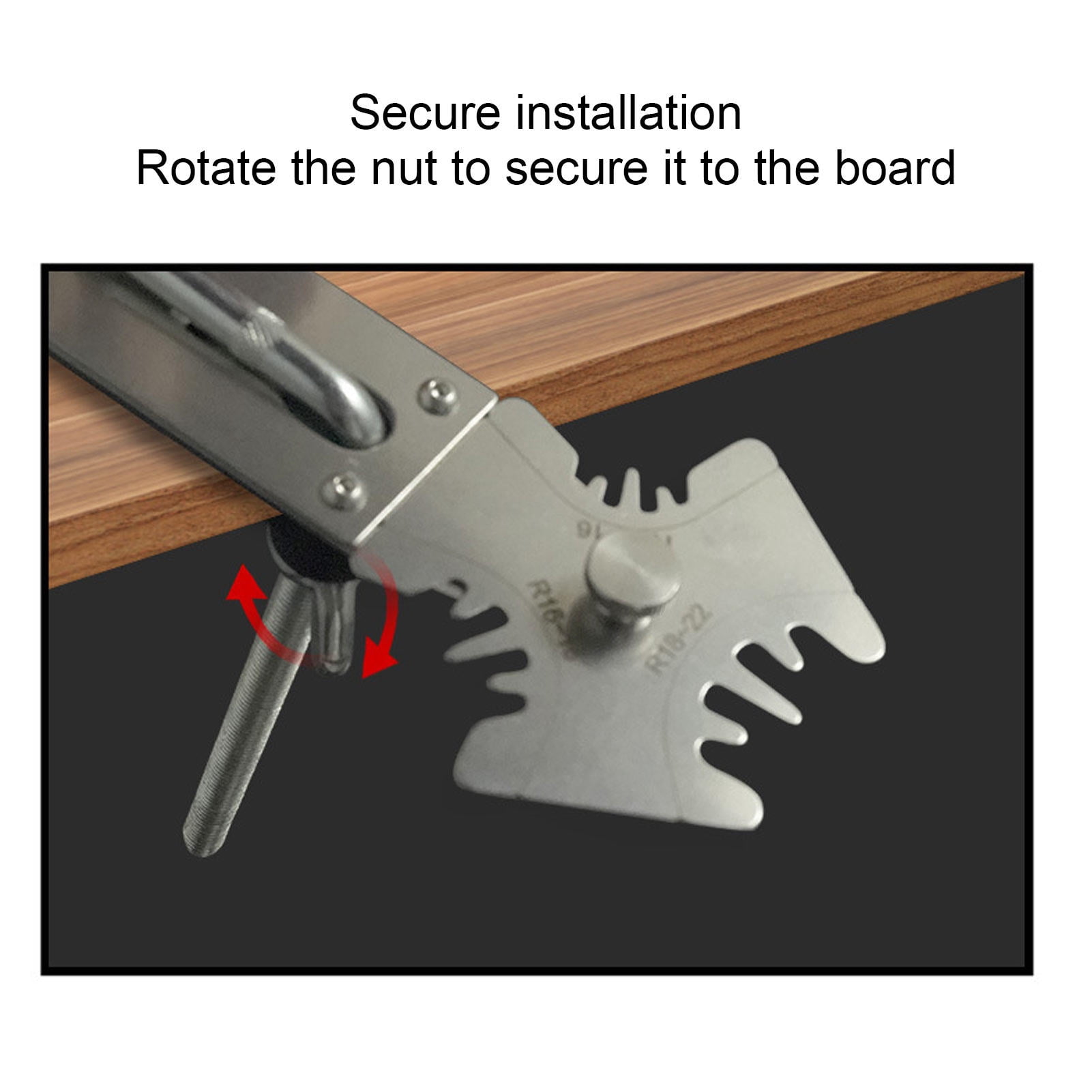 BIMZUC Zipper Fast Installation Tool Alloy Steel Non Fading Knob Adjustment DIY Leathercraft Accessories 5.51 inches / 14 cm Professional Craft Supplies Kit