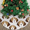 Christmas Tree Skirt Beagle Dog cartoon Halloween Tree Skirt Fall