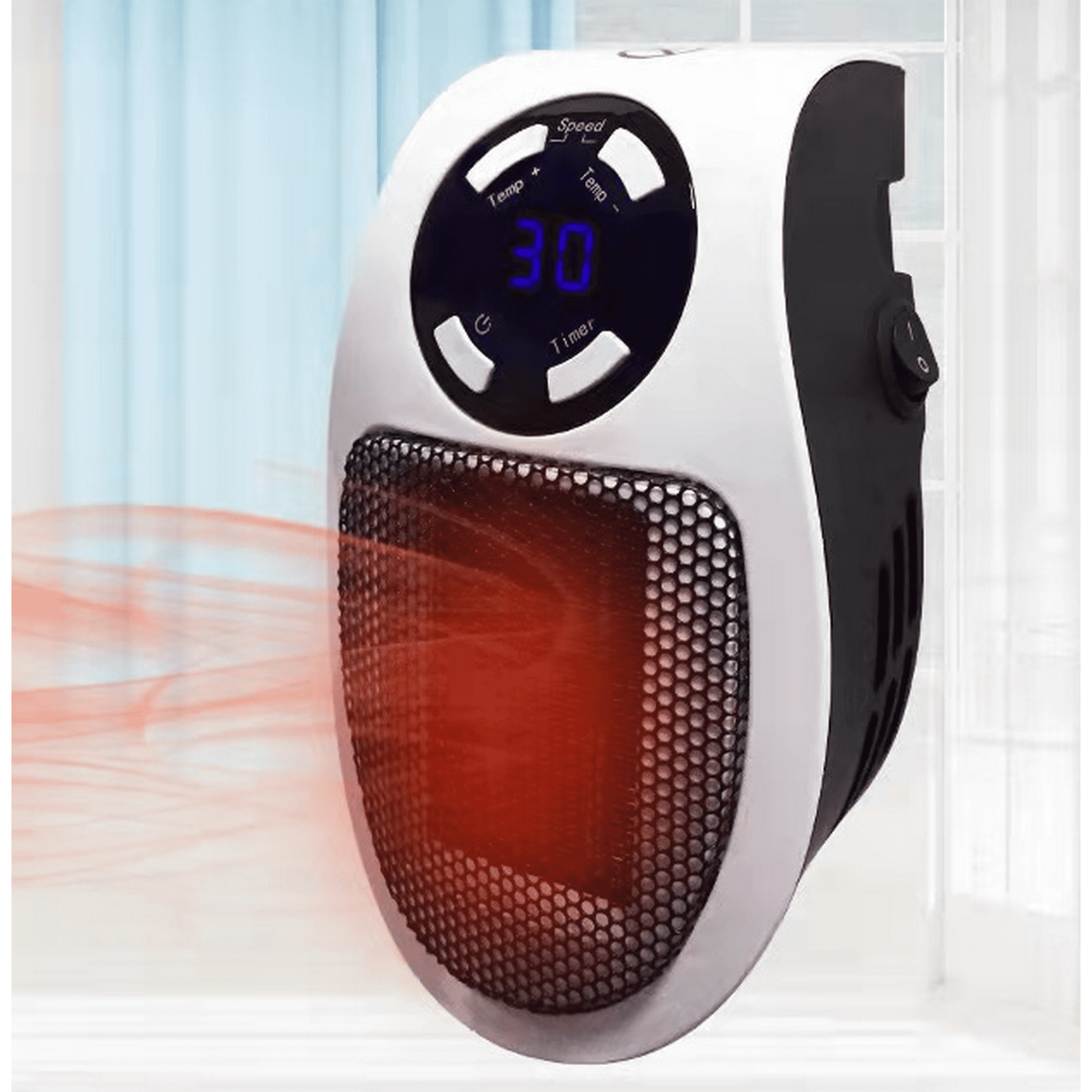 nipocaio Mini air heater PTC wall mounted electric heater plug mini  electric heater | Walmart Canada
