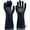 Black, variant on Chefologist Liquid Silicone Oven Gloves, Chefologist Liquid Silicone Gloves, Waterproof, Food-Grade Heat-Resistant Mitts with Nylon Liner, for Cooking, Baking & Grilling (Grey,L)