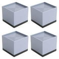 thumbnail image 2 of 4 elevadores de cama para muebles, fáciles de instalar y versátiles, a prueba de golpes. Gris 78x78x75cm, 2 of 9