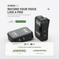 thumbnail image 3 of SYNCO Système de Microphone Sans Fil G2A1 Pro avec 1 Récepteur, 3 of 8