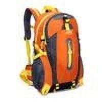 Xihbxyly Mochila de Senderismo para Exteriores, Capacidad de 40 L, Nailon Resistente, Correas de Hombro Ajustables, Ideal para Viajes y Acampadas, Diseño Unisex, Tamaño 50 X 33 X 20 Cm, Color Naranja