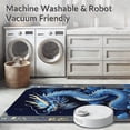 thumbnail image 5 of ODIKA 4'x6' Machine Washable Non-Slip Area Rug, Whimsical Celestial Dragon Concept High Traffic Rug, Blue, 14405, 5 of 7
