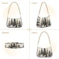 thumbnail image 7 of FORMRS Womens Shoulder Bag with Chain Strap Clutch Purse Cute Tote Handbag, Hand Drawn Christmas Trees, 7 of 7