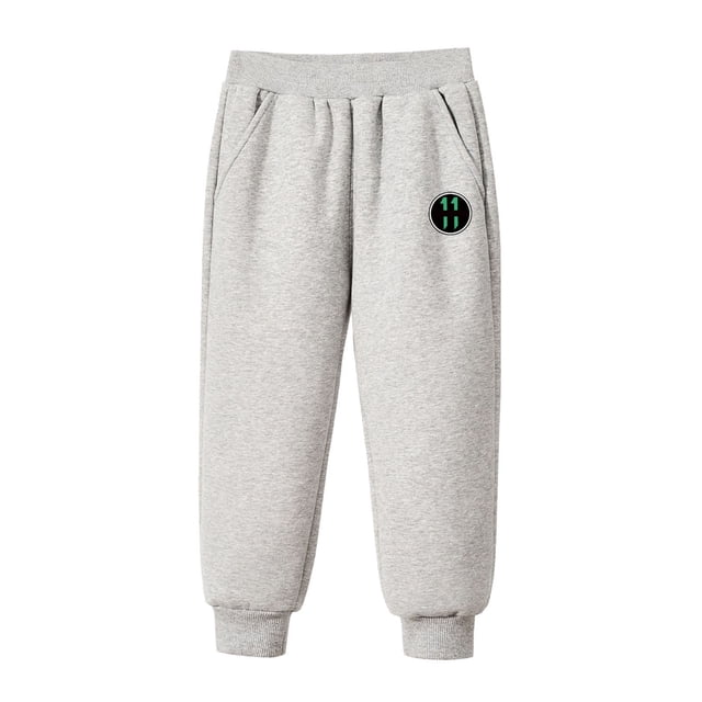 Pantalons de Jogging pour Filles avec Poches, Cordon de Serrage Réglable, Coupe Ample, 4-5 Ans