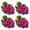 A539 C 17.7x13.0x2.8", variant on Pack Of 4 Geraniums Bundles Full Silk Flower Geranium Bush Red Color For Home Garden Wedding Indoor Outdoor (Pack Of 4) Artificial flowers