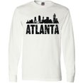 thumbnail image 3 of Inktastic Atlanta Skyline Grunge Long Sleeve T-Shirt, 3 of 5