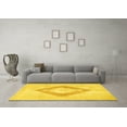 thumbnail image 3 of Ahgly Company Indoor Rectangle Persian Yellow Traditional Area Rugs, 5' x 7', 3 of 4