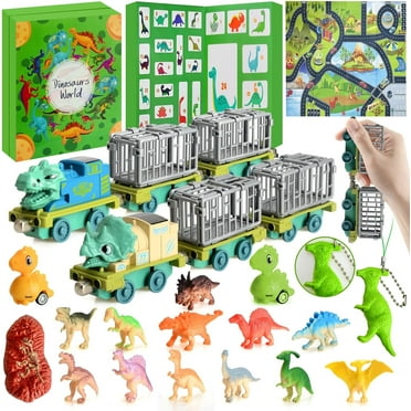 2024 Christmas Advent Calendar Kids, 24 Days Christmas Countdown Dinosaur Toys, Stocking Stuffer Xmas Gifts for 3-8 Year Old Boys Girls
