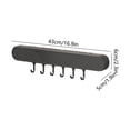 thumbnail image 3 of Fwttom Knife Rack Pot Scraper Storage Rack Kitchen Wall-Mounted Type No-Drill Insertion Knife Hanging Rack Knife Rack Placement, 3 of 6