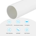 thumbnail image 3 of Uxcell Rigid Round Pipe 45.2mm ID 50mm OD 330mm/13" White High Impact for Water Pipe Crafts Cable Sleeve, 3 of 6