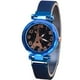 thumbnail image 3 of Agite el mismo tipo de reloj de mujer con piedra magnética con reloj de estrella magnética con correa de malla de espejo de diamantes, 3 of 5