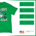 thumbnail image 4 of Tee Hunt Daddy Shark Funny Father's Day T-Shirt Funny Dad Grandpa Men's Tee, Green, 3X-Large, 4 of 5