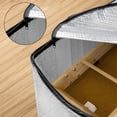 thumbnail image 2 of Kearding Cubierta de aislamiento de escalera de ático con aislamiento de burbujas de papel de aluminio de primera calidad para veranos frescos Suministros térmicos, 2 of 6