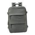 thumbnail image 3 of Mochila de mano ligera con puerto de carga USB Mochila grande de viaje verde, 3 of 9