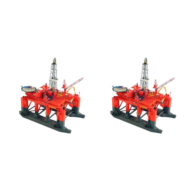 Billuyoard 3D 1/400 DIY Semi Submersible Oil Model Gift Creative Drilling Platform Tipo 1 2Conjunto