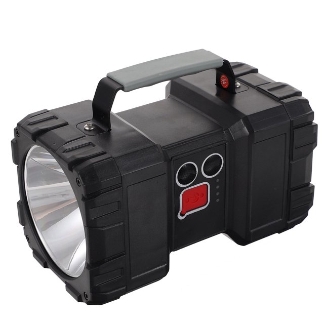 Weiweiguan 1 Ensemble Torche Rechargeable Haute Puissance Lumière Forte Lampe Portable Projecteur Extérieur