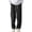 Black, variant on CFLVAEK Wide Leg Sweatpants for Women Plus Size Drawstring High Waisted Sweatpant Casual Fall Baggy Travel Pants with Pockets Black M