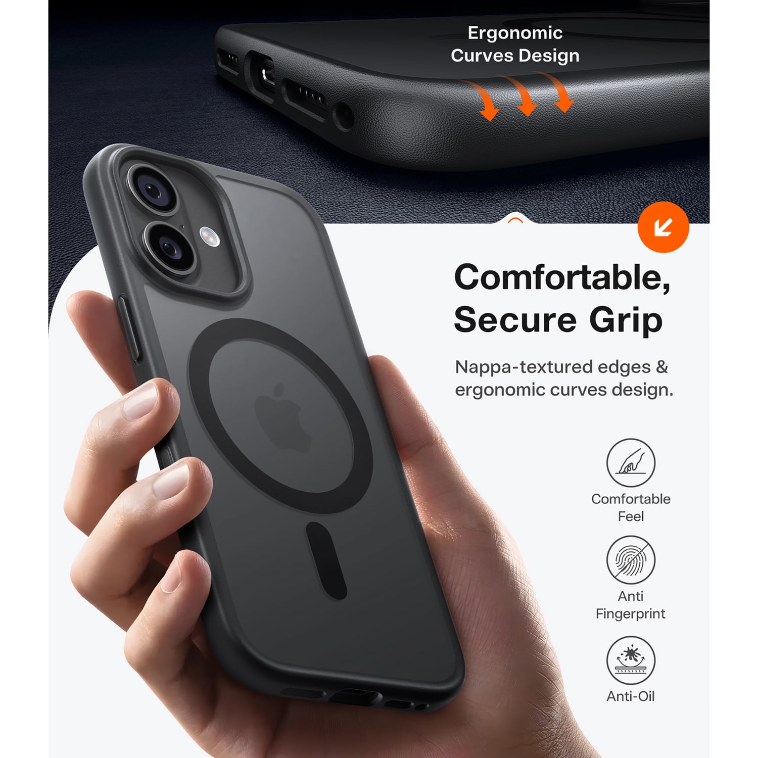 TORRAS Guardian Magnetic Military-Grade Protective Case, iPhone 17