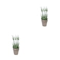 thumbnail image 4 of Bearachild Arreglo floral artificial para la vida orgánica y el atractivo estético Decoración natural Arreglo floral Artificial verde y blanco verde y blanco 2Conjunto, 4 of 6