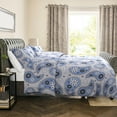 thumbnail image 2 of Unique Bargains 3-Piece Paisley Pattern Bedding Comforter Set with Pillow Sham King, 2 of 7