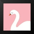 thumbnail image 2 of Kelle, Ann 20x20 Black Modern Framed Museum Art Print Titled - Swan, 2 of 5