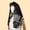 B, variant on Women's Elegant Embroidered Veil Scarf Lightweight Breathable Shawl for Weddings Parties Casual Outings Travel Church Events
