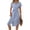 Sky Blue, variant on CIENVNSTG Women's Fashion A-Line Summer Dress Casual Flowy Dress for Everyday Wear