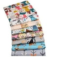 thumbnail image 7 of 8Pcs Cute Animals Cat Bear Fat Quarters Fabric Bundles for Quilting Sewing Crafting Cotton Fabric (Cat), 7 of 7