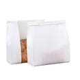 thumbnail image 1 of kurtrusly 50piece Transparent Window Self Sealing Bag Bread Bag Panoramic View Crafted With Care And Easy White cowhide medium size, 1 of 6