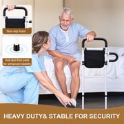 ALLJOY Bed Rails for Elderly, Adjustable Bed Assist Rails Adults Safety with Support Legs for Full Size Bed, Tool-Free Assembly