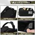 thumbnail image 4 of Neceser PAVILIA Tactical Travel Hygiene para hombre, color negro, 4 of 9
