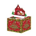 thumbnail image 2 of Ganfancp Decoración Navideña Cajón de Dinero Caja de Papel Decoración Navideña Atrezzo Regalo Navidad Artículos En Liquidación 1* Cajón Portamonedas, 2 of 5