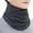 Dark Gray, variant on White White Womens Fleece Scarf With Double Buckle Cycling Outdoor Windproof Cold Weather Multifunctional Neck Warmer Polyester Material Free Size Length 23.62 Inch