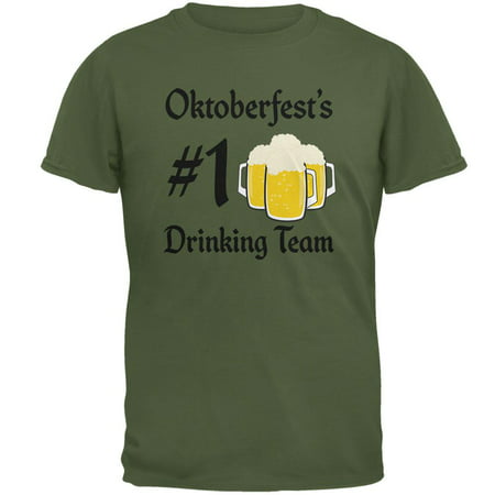 Oktoberfest Number 1 Drinking Team German Beer Mens T (The Best Oktoberfest Beer)